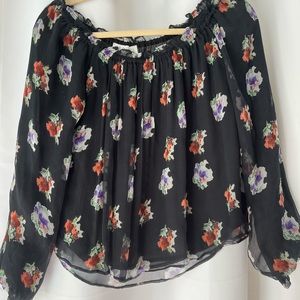 Very Rare - Chelsea Flower Off The Shoulder Top Small